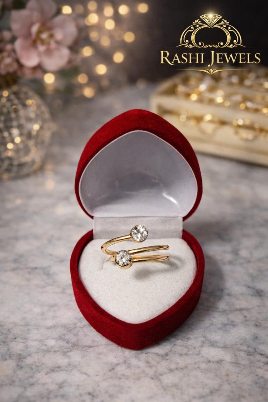 Two-Stone Crystal Ring — image 1