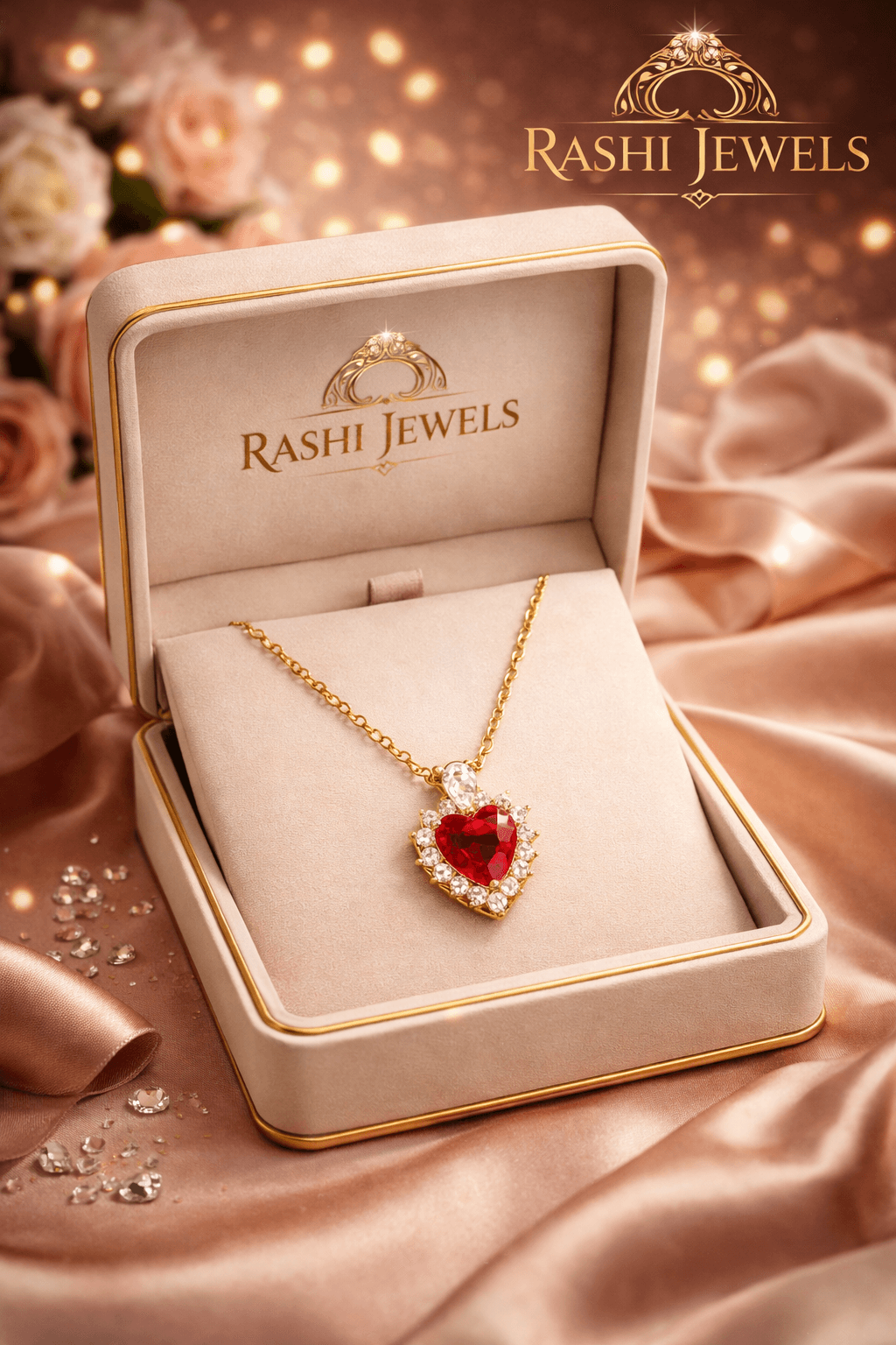 Heart Shape Pendant Necklace — image 1