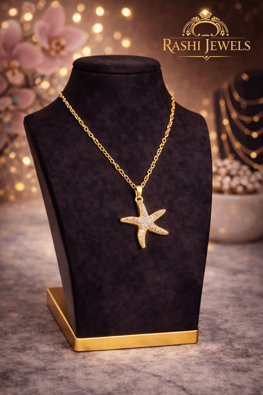 Shiny Waterproof Pendant Necklace — image 1