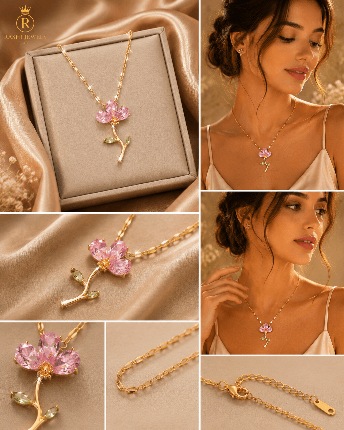 Flower cable chain