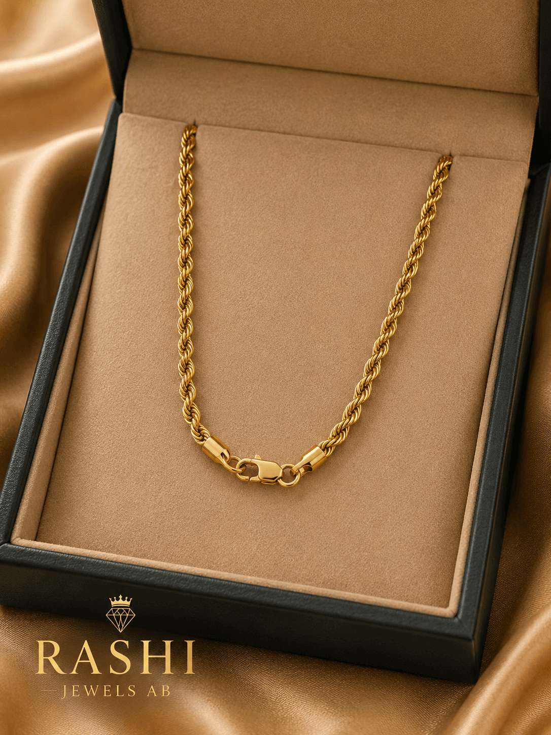 18K Gold Plated 316L Large size chain — image 1