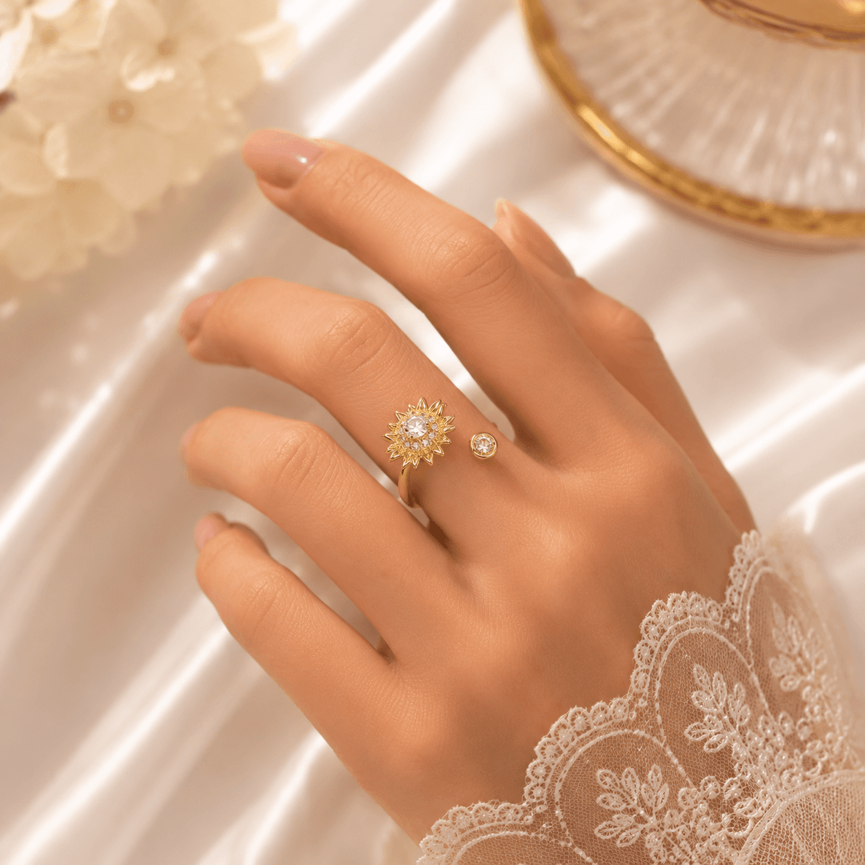 flower ring for Women — image 1