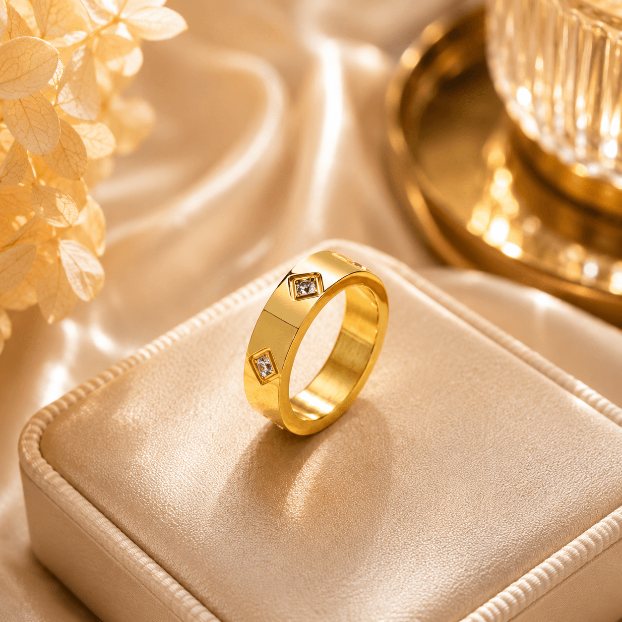 PVD Coated Real Gold Plated 18K Gold ring — image 1