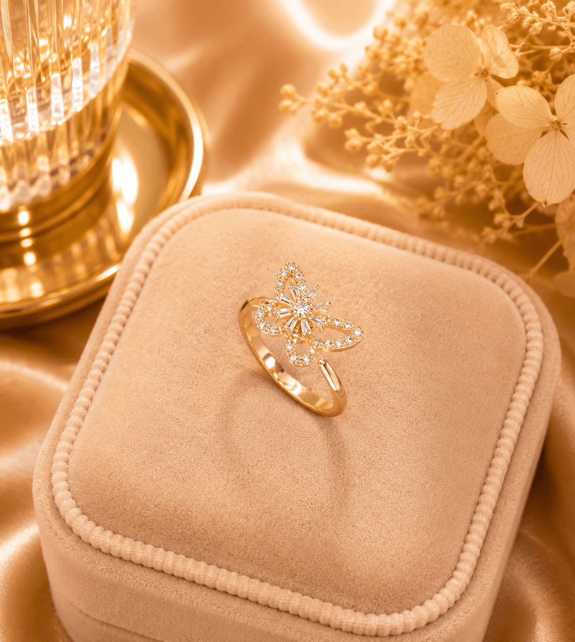 Rotatable Butterfly ring — image 1