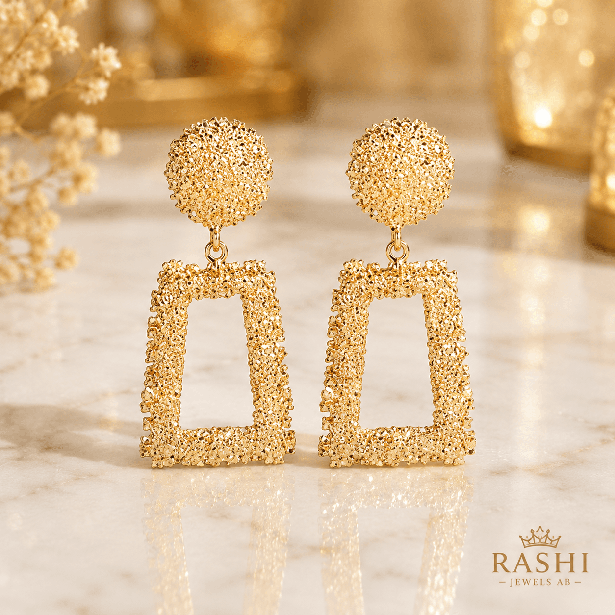 Alloy Drop Earrings — image 1