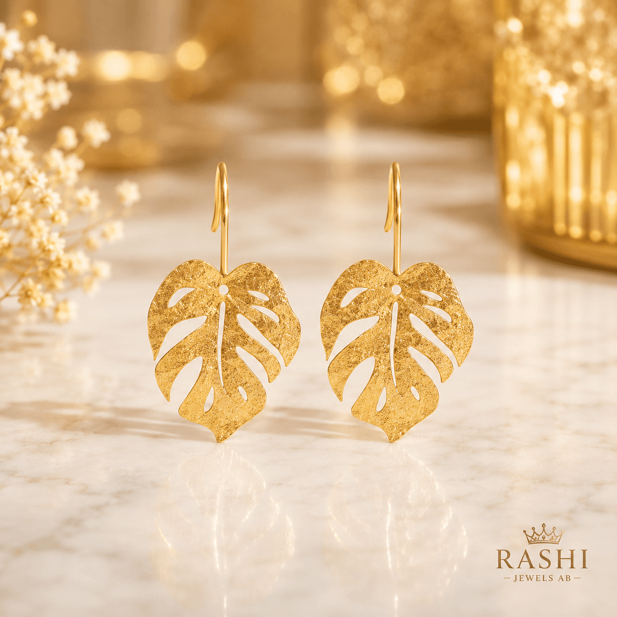 Leaf Heart Shape Earrings — image 1